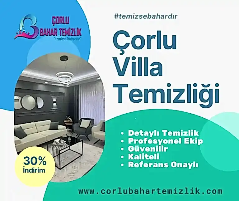 Corlu Villa Temizligi 2024