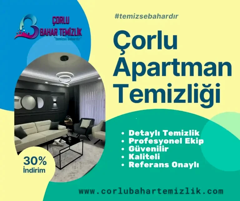 Corlu Apartman Temizligi 2024