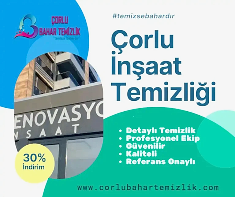 Corlu İnsaat Temizligi: Temiz Bir Sayfa