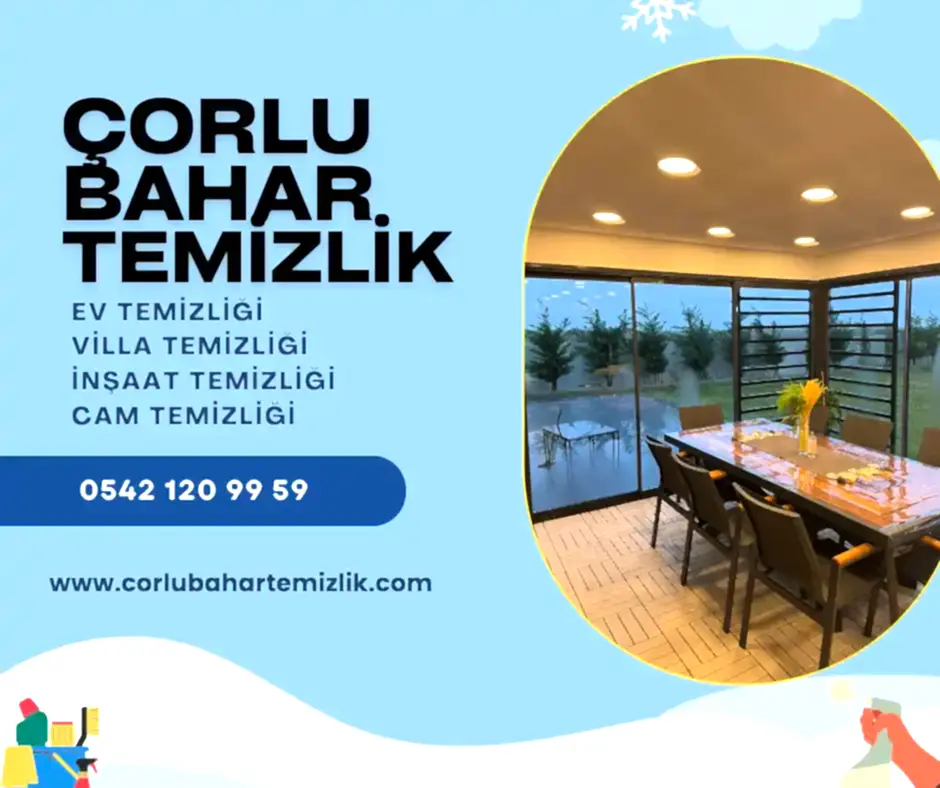 corlu temizlik sirketi bahar temizlik